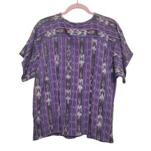 VTG Purple Boho Top
